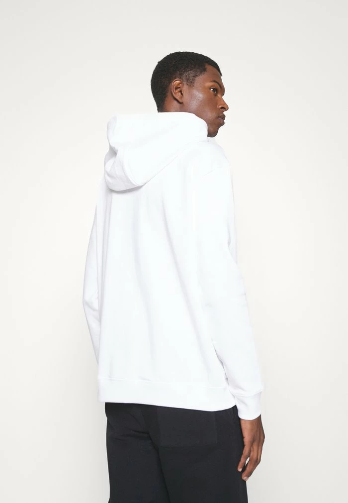 Le moins cher ⭐ HUGO DAISUKE METALLIC UNISEX - Sweat à Capuche - White/silver 🧨 3 Le moins cher ⭐ HUGO DAISUKE METALLIC UNISEX - Sweat à Capuche - White/silver 🧨 – Image 3