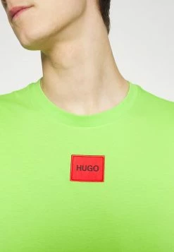 Meilleure vente 🤩 HUGO DIRAGOLINO - T-shirt Basique - Bright Green ❤️ -HUGO Sales cfd517b6626245e28ec45da8fe7b8d42