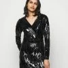 Top 10 🎁 HUGO KELIAS - Robe De Soirée - Black ✨