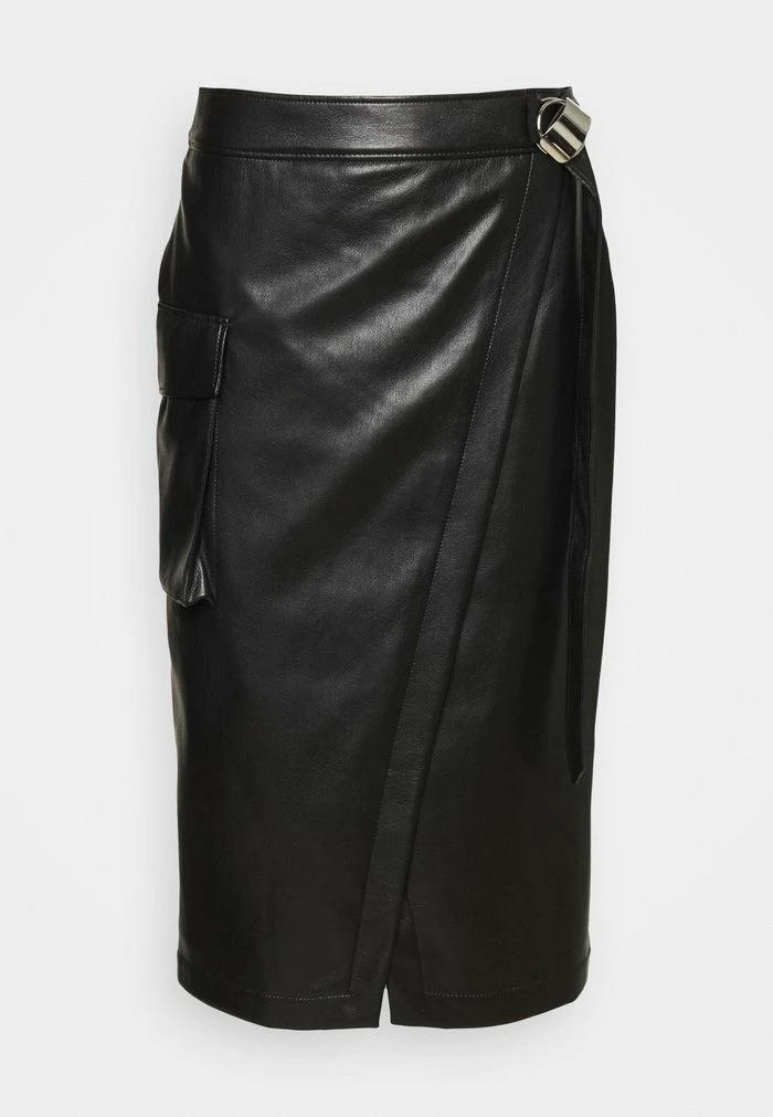 Meilleur prix ✔️ HUGO REMALI - Jupe Portefeuille - Black 🤩 5 Meilleur prix ✔️ HUGO REMALI - Jupe Portefeuille - Black 🤩 – Image 5