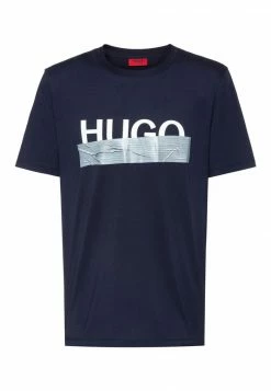 De gros 🌟 HUGO T-shirt Imprimé - Blue ⭐ -HUGO Sales d2ea252a5a82433d90a973d4f5c75e69