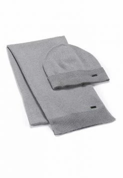 De gros ⌛ HUGO ZANTUS SET - Écharpe - Silver ✨ -HUGO Sales d4f4af0053ff41ec8e53d5d61cabb604