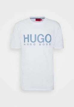Nouveau 🔔 HUGO DOLIVE - T-shirt Imprimé - White 😉 -HUGO Sales d5537b336b8c48bc8e55a9b986e96f26