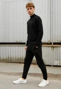 Top 10 👏 HUGO DISAMU - T-shirt à Manches Longues - Black/gold ⭐ -HUGO Sales d5544fd6214f4f54962c1be9bbc643ed