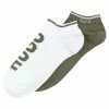 Meilleure vente 🛒 HUGO LOGO 2 PACK - Chaussettes - Khaki 🧨