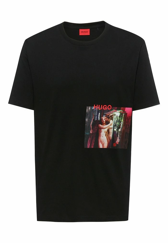 Grosses soldes 😉 HUGO DMACK - T-shirt Imprimé - Black ❤️ 5 Grosses soldes 😉 HUGO DMACK - T-shirt Imprimé - Black ❤️ – Image 5