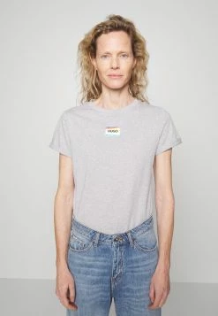 Tout neuf 👏 HUGO THE SLIMTEE - T-shirt Imprimé - Medium Grey ✔️