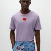 Meilleure affaire ✔️ HUGO DIRAGOLINO - T-shirt Basique - Light Purple 😍