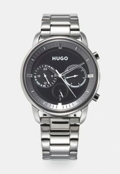 Remise 👍 HUGO ADVISE - Montre - All Gunmetal ❤️