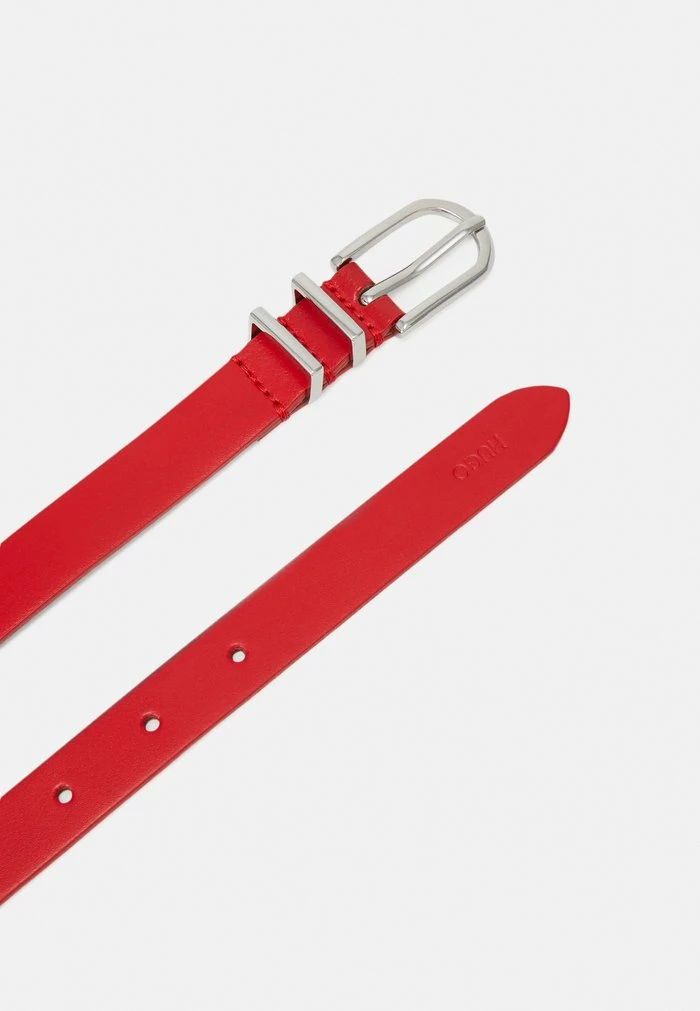 Bon marché ⌛ HUGO ZOE BELT - Ceinture - Red 😍 3 Bon marché ⌛ HUGO ZOE BELT - Ceinture - Red 😍 – Image 3