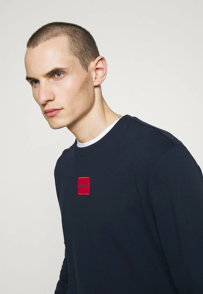 Top 10 🤩 HUGO DIRAGOL - Sweatshirt - Dark Blue 🥰 4 Top 10 🤩 HUGO DIRAGOL - Sweatshirt - Dark Blue 🥰 – Image 4