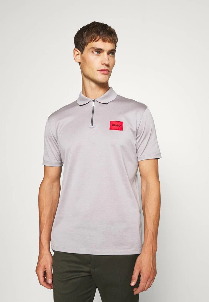 Budget 🎉 HUGO DERESOM - Polo - Silver 🧨 1 Budget 🎉 HUGO DERESOM - Polo - Silver 🧨