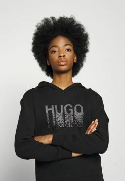 Sortie 🥰 HUGO DASARA - Sweatshirt - Black 🔔 -HUGO Sales da055f9522254d8281c5733321663406