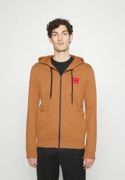 De gros 💯 HUGO DAPLE - Sweat à Capuche Zippé - Medium Brown ✨