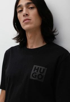 Remise 👏 HUGO DETZINGTON - T-shirt Imprimé - Schwarz Schwarz 🔥 -HUGO Sales dd3c8e8c809743cb9dc4c7458572582a