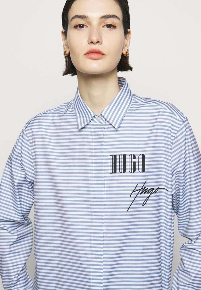 Top 10 🧨 HUGO ELOG - Blouse - Dark Blue 🥰 6 Top 10 🧨 HUGO ELOG - Blouse - Dark Blue 🥰 – Image 6