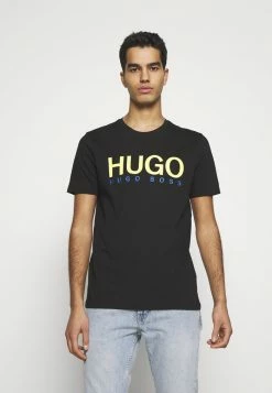De gros 🎁 HUGO DOLIVE - T-shirt Imprimé - Black 😉
