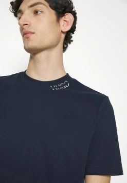 Budget ⌛ HUGO DALLUP - T-shirt Basique - Dark Blue 👍 -HUGO Sales dfecaf214f1c474cacc2d62eb3be4cd1