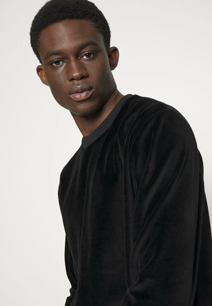 Le moins cher 🥰 HUGO DELVETY - T-shirt à Manches Longues - Black 😀 4 Le moins cher 🥰 HUGO DELVETY - T-shirt à Manches Longues - Black 😀 – Image 4