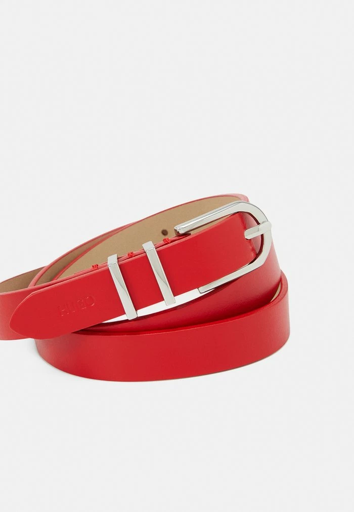 Bon marché ⌛ HUGO ZOE BELT - Ceinture - Red 😍 5 Bon marché ⌛ HUGO ZOE BELT - Ceinture - Red 😍 – Image 5