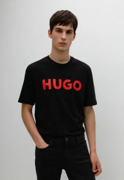 Acheter 👏 HUGO DULIVIO - T-shirt Imprimé - Black 🌟