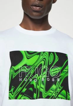 Offres 😀 HUGO DOLIVE - T-shirt Imprimé - White 🤩 11 Offres 😀 HUGO DOLIVE - T-shirt Imprimé - White 🤩 -HUGO Sales e21b86b74df44e2b89d0882a8be0b682
