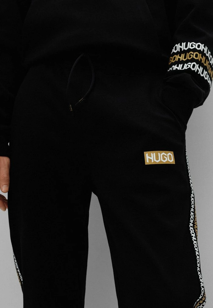 Nouveau 🥰 HUGO DONBURI - Pantalon De Survêtement - Black ❤️ 4 Nouveau 🥰 HUGO DONBURI - Pantalon De Survêtement - Black ❤️ – Image 4