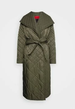 Meilleure vente 🔔 HUGO FALLON - Manteau Classique - Dark Beige 😀