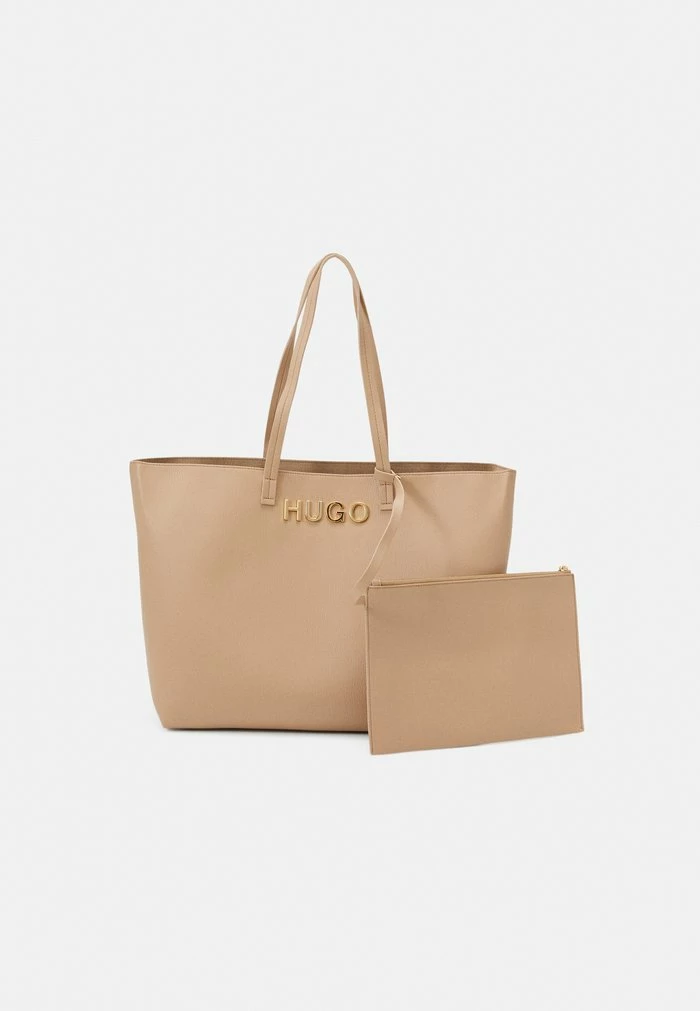 Tout neuf 🌟 HUGO BRENDA SHOPPER - Cabas - Beige 🧨 4 Tout neuf 🌟 HUGO BRENDA SHOPPER - Cabas - Beige 🧨 – Image 4