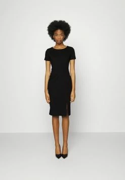 Top 10 👏 HUGO KASILAS - Robe En Jersey - Black 🥰