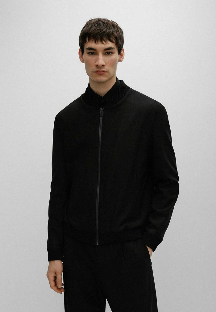 Le moins cher 😀 HUGO UKASHI - Blouson Bomber - Black 💯 1 Le moins cher 😀 HUGO UKASHI - Blouson Bomber - Black 💯