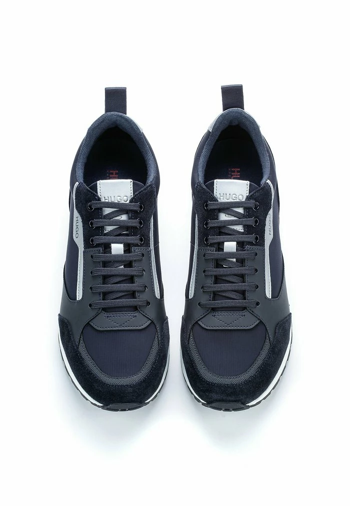 Le moins cher ✔️ HUGO ICELIN RUNN NYPUM - Baskets Basses - Dark Blue 🔔 4 Le moins cher ✔️ HUGO ICELIN RUNN NYPUM - Baskets Basses - Dark Blue 🔔 – Image 4