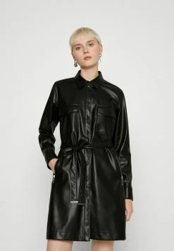 Budget 🛒 HUGO KAMILAS - Robe Chemise - Black 🌟