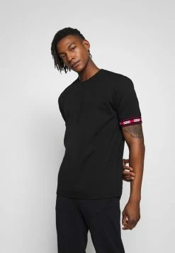 Remise ⌛ HUGO DERRA - T-shirt Imprimé - Black 🎁