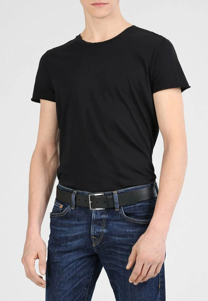 Nouveau ✨ HUGO GIONIOS - Ceinture - Black 🤩 2 Nouveau ✨ HUGO GIONIOS - Ceinture - Black 🤩 – Image 2