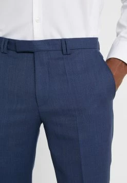 Promo 😉 HUGO HESTEN - Pantalon De Costume - Dark Blue 🤩 -HUGO Sales eb63392f70294437864a61eeab35653c