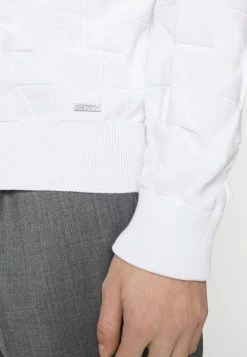 Nouveau 😉 HUGO STRUCTON - Pullover - White 🔔 -HUGO Sales ebe779b9e60449fab4bf2c6d91f40cea