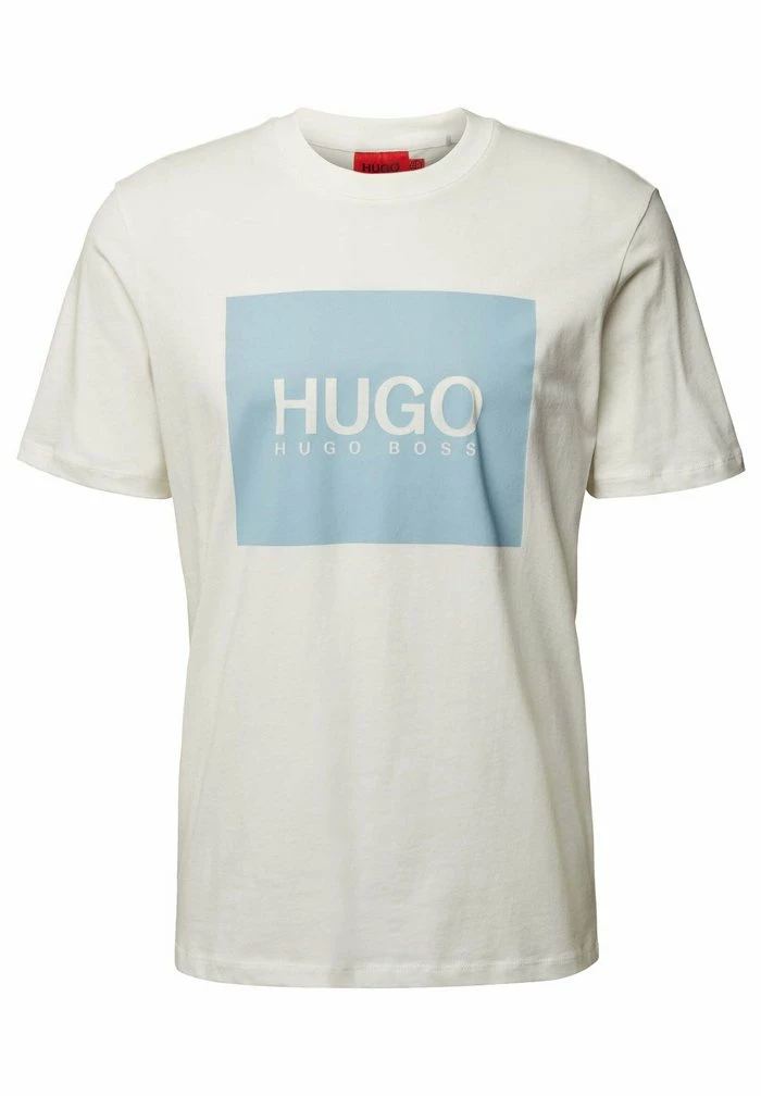 Le moins cher ✔️ HUGO MIT BRAND-PRINT MODELL 'DOLIVE' - T-shirt Imprimé - Ecru 🎉 4 Le moins cher ✔️ HUGO MIT BRAND-PRINT MODELL 'DOLIVE' - T-shirt Imprimé - Ecru 🎉 – Image 4