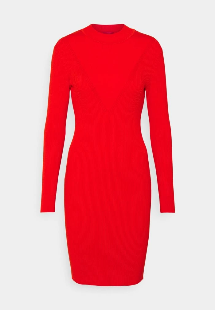 Meilleur prix 😉 HUGO SARINETTE - Robe Pull - Bright Red 🥰 4 Meilleur prix 😉 HUGO SARINETTE - Robe Pull - Bright Red 🥰 – Image 4