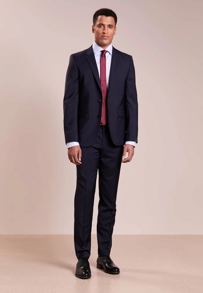 Vente flash 🌟 HUGO HARTLEYS - Pantalon De Costume - Dark Blue 😉 2 Vente flash 🌟 HUGO HARTLEYS - Pantalon De Costume - Dark Blue 😉 – Image 2