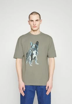 Budget 🎉 HUGO DOBODOG - T-shirt Imprimé - Medium Grey 💯