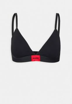 De gros 🎉 HUGO TRIANGLE LABEL - Soutien-gorge Triangle - Black 🌟