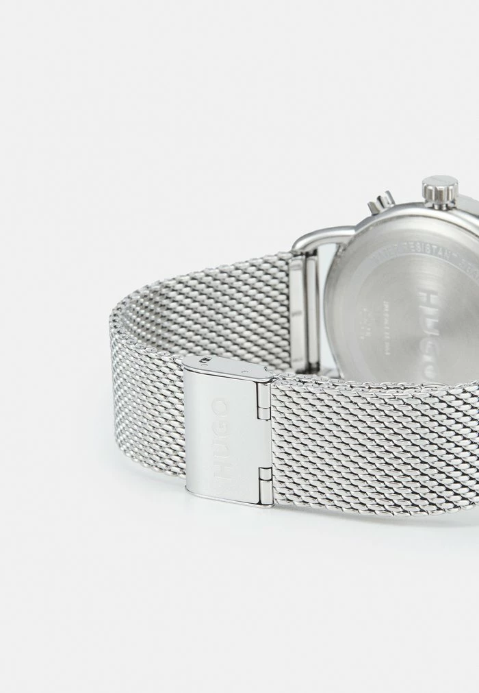 Coupon ⌛ HUGO ADVISE - Montre - Silver-coloured/black 🔥 2 Coupon ⌛ HUGO ADVISE - Montre - Silver-coloured/black 🔥 – Image 2