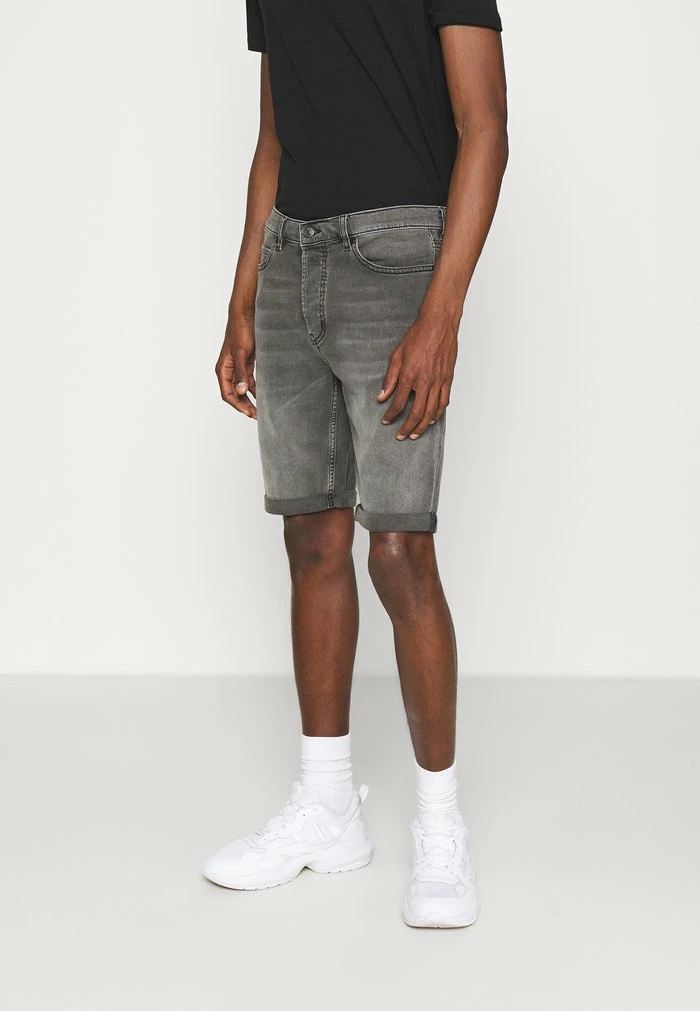 Bon marché 🤩 HUGO Short En Jean - Grey 🎁 1 Bon marché 🤩 HUGO Short En Jean - Grey 🎁