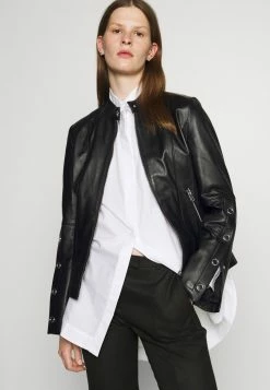 Sortie ✨ HUGO LISAKA - Veste En Cuir - Black 😍 11 Sortie ✨ HUGO LISAKA - Veste En Cuir - Black 😍 -HUGO Sales efde76936f0c465cba4f54fc8bcf4f33