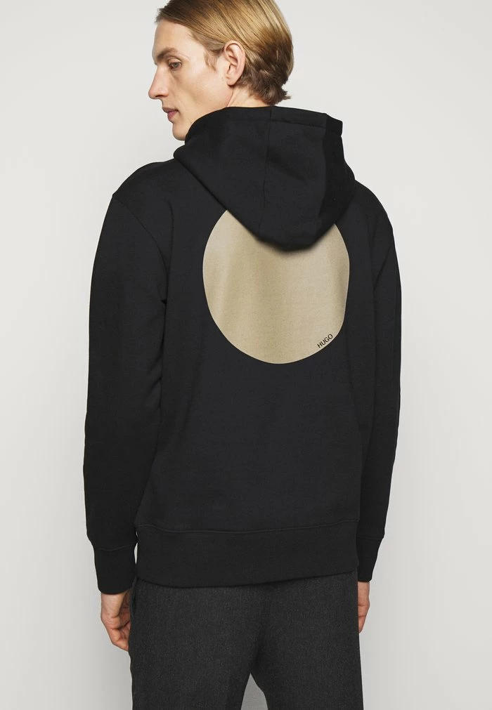 Promo ⭐ HUGO DONGREL - Sweat à Capuche - Black 🛒 4 Promo ⭐ HUGO DONGREL - Sweat à Capuche - Black 🛒 – Image 4