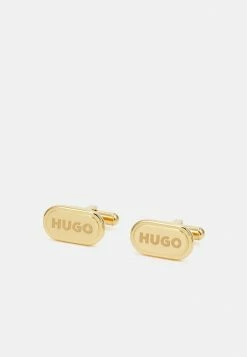Coupon 🥰 HUGO CLASSIC - Boutons De Manchette - Gold-coloured 😍