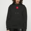 Meilleur prix 🌟 HUGO DASARA RED LABEL - Sweat à Capuche - Black ❤️