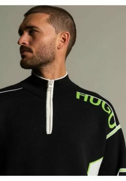 Coupon 😀 HUGO Pullover - Schwarz 🔥 -HUGO Sales f18effa4142a462c88ae6b6e35192458