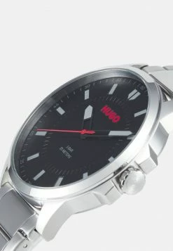 Meilleur prix 🥰 HUGO FIRST - Montre - Silver-coloured/black ✔️ -HUGO Sales f1a4f8df00c74bb4bd22b767f546a18f